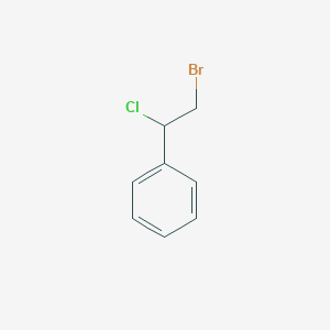 molecular formula C8H8BrCl B12805622 (2-Bromo-1-chloroethyl)benzene CAS No. 6622-78-2