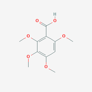 molecular formula C11H14O6 B12805635 2,3,4,6-Tetramethoxybenzoic acid CAS No. 6342-81-0