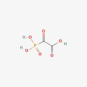 molecular formula C2H3O6P B12805651 Acetic acid, oxophosphono- CAS No. 26647-76-7