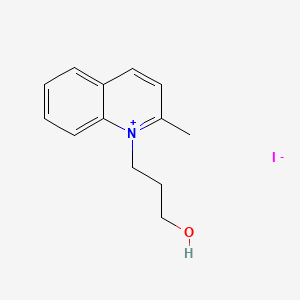 1-(3-Hydroxypropyl)-2-methylquinolinium iodide