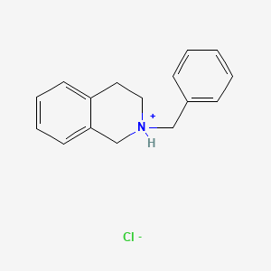 molecular formula C16H18ClN B12805676 2-Benzyl-1,2,3,4-tetrahydroisoquinoline hydrochloride CAS No. 10166-07-1