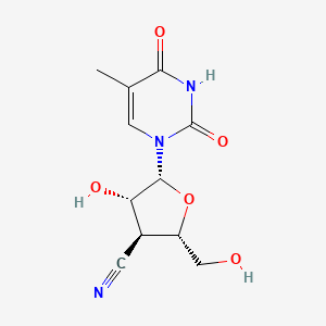 molecular formula C11H13N3O5 B12805690 3'-CN-araT CAS No. 115913-83-2