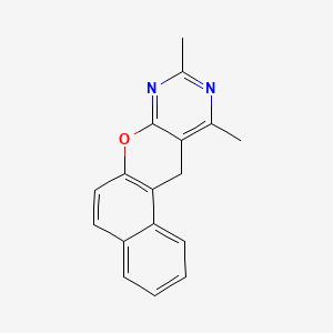 14,16-dimethyl-11-oxa-13,15-diazatetracyclo[8.8.0.02,7.012,17]octadeca-1(10),2,4,6,8,12,14,16-octaene