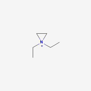 molecular formula C6H14N+ B12805767 1,1-Diethylaziridinium CAS No. 2210-36-8