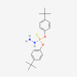 Bis(4-tert-butylphenoxy)phosphinothioylhydrazine