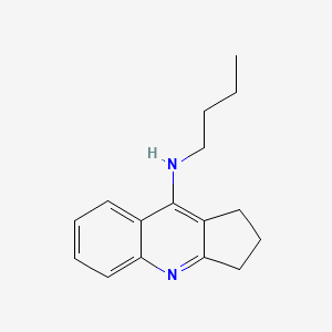 1H-Cyclopenta(b)quinolin-9-amine, 2,3-dihydro-N-butyl-