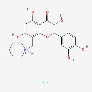 3,3',4',5,7-Pentahydroxy-8-piperidinomethylflavanone, hydrochloride