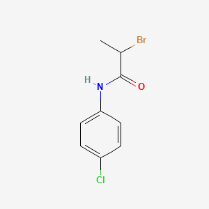 B1280585 2-bromo-N-(4-chlorophenyl)propanamide CAS No. 77112-25-5