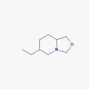 6-ethyl-3,5,6,7,8,8a-hexahydro-1H-[1,3]oxazolo[3,4-a]pyridine