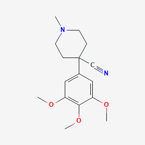 1-Methyl-4-(3,4,5-trimethoxyphenyl)-4-piperidinecarbonitrile