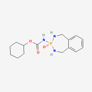 Cyclohexyl 3-oxido-2,3,4,5-tetrahydro-1H-2,4,3-benzodiazaphosphepin-3-ylcarbamate