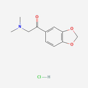 Ethanone, 1-(1,3-benzodioxol-5-yl)-2-(dimethylamino)-, hydrochloride