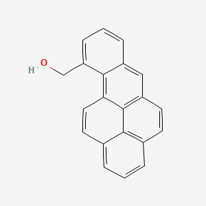 molecular formula C21H14O B12805987 Benzo(a)pyrene-10-methanol CAS No. 86803-18-1