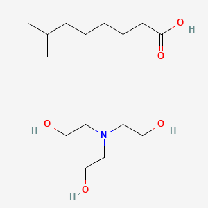 molecular formula C15H33NO5 B12805995 Triethanolamine isononanoate CAS No. 94108-51-7