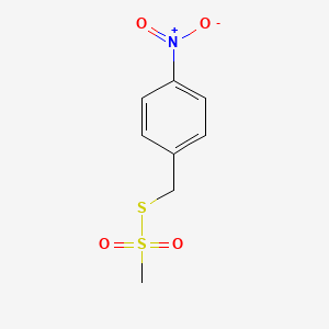 S-(4-(Hydroxy(oxido)amino)benzyl) methanesulfonothioate