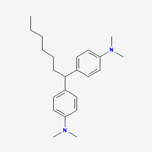 4,4'-(Heptane-1,1-diyl)bis(N,N-dimethylaniline)