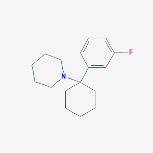 Piperidine, 1-(1-(3-fluorophenyl)cyclohexyl)-