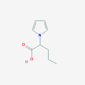 molecular formula C9H13NO2 B1280616 2-(1H-Pyrrol-1-YL)pentanoic acid CAS No. 70901-15-4