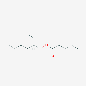 molecular formula C14H28O2 B12806187 2-Ethylhexyl 2-methylpentanoate CAS No. 6641-73-2