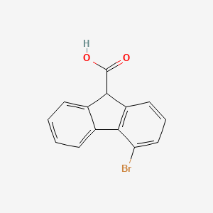 molecular formula C14H9BrO2 B12806233 9H-Fluorene-9-carboxylicacid, 4-bromo- CAS No. 19459-34-8