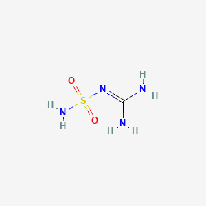 molecular formula CH6N4O2S B12806314 2-Sulfamoylguanidine CAS No. 82926-07-6