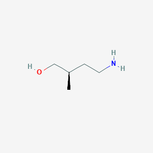 molecular formula C5H13NO B1280635 (R)-4-Amino-2-methyl-1-butanol CAS No. 88390-32-3