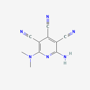 3,4,5-Pyridinetricarbonitrile, 2-amino-6-(dimethylamino)-