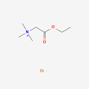 molecular formula C7H16BrNO2 B12806437 Carbethoxymethyltrimethylammonium bromide CAS No. 60379-56-8