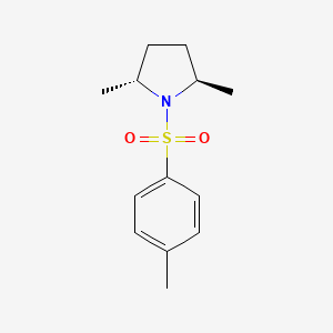 Pyrrolidine, 2,5-dimethyl-1-((4-methylphenyl)sulfonyl)-, trans-