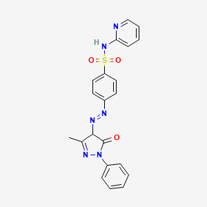 4-(3-Methyl-5-oxo-1-phenyl-4,5-dihydro-1H-pyrazol-4-ylazo)-N-pyridin-2-ylbenzenesulfonamide