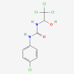 N-(4-Chlorophenyl)-N'-(2,2,2-trichloro-1-hydroxyethyl)urea