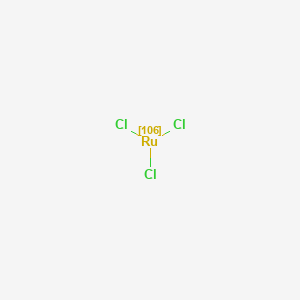 molecular formula Cl3Ru B12806534 (106Ru)Ruthenium chloride CAS No. 39290-93-2