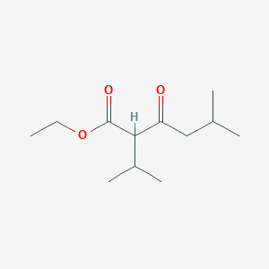 Ethyl 5-methyl-3-oxo-2-(propan-2-yl)hexanoate