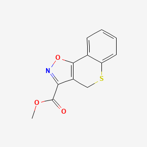 Methyl 4H-thiochromeno(3,4-d)isoxazole-3-carboxylate