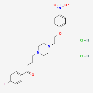 1-(4-Fluorophenyl)-4-(4-(2-(4-nitrophenoxy)ethyl)-1-piperazinyl)-1-butanone dihydrochloride