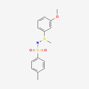 N-((3-Methoxyphenyl)(methyl)-lambda(4)-sulfanylidene)-4-methylbenzenesulfonamide