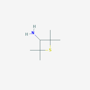 molecular formula C7H15NS B1280664 3-氨基-2,2,4,4-四甲基噻烷 CAS No. 80875-05-4