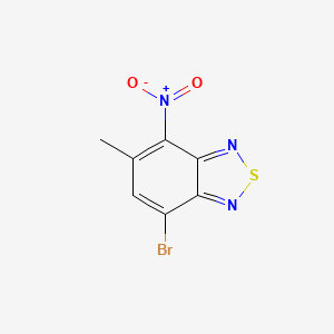 7-Bromo-4-(hydroxy(oxido)amino)-5-methyl-2,1,3-benzothiadiazole