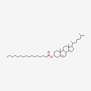 molecular formula C43H76O2 B12806817 Cholest-5-en-3-yl hexadecanoate 