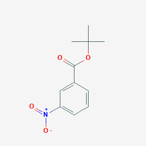 molecular formula C11H13NO4 B1280682 叔丁基 3-硝基苯甲酸酯 CAS No. 58656-99-8