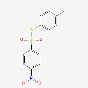 S-(4-Methylphenyl) 4-(hydroxy(oxido)amino)benzenesulfonothioate