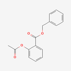 molecular formula C16H14O4 B12806854 Benzyl 2-acetoxybenzoate CAS No. 52602-17-2