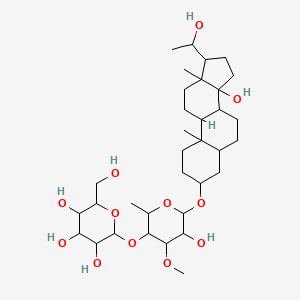 molecular formula C34H58O12 B12806871 Caratuberside B CAS No. 119767-18-9