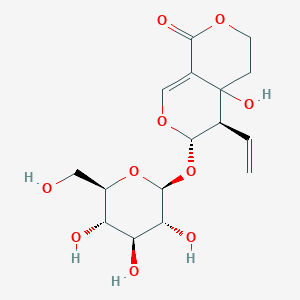 (5r,6s)-5-Ethenyl-4a-hydroxy-6-[(2s,3r,4s,5s,6r)-3,4,5-trihydroxy-6-(hydroxymethyl)oxan-2-yl]oxy-3,4,5,6-tetrahydropyrano[5,4-c]pyran-1-one