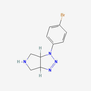 1-(4-Bromophenyl)-1,3a,4,5,6,6a-hexahydropyrrolo(3,4-d)(1,2,3)triazole