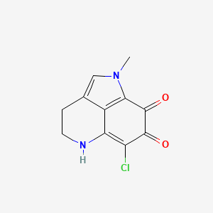 molecular formula C11H9ClN2O2 B12806966 Batzelline C CAS No. 123064-91-5