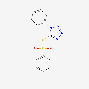 S-(1-Phenyl-1H-tetraazol-5-yl) 4-methylbenzenesulfonothioate