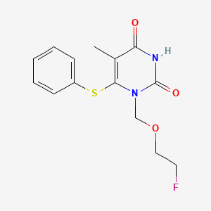 1-[(2-Fluoroethoxy)methyl]-6-(phenylthio)thymine