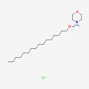 4-((Hexadecyloxy)methyl)-4-methylmorpholinium chloride