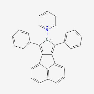 Cyclopenta-1,3-dienide, 4-diphenyl-5-pyridinium-2,3-(naphtha-1,8-diyl)-, inner salt